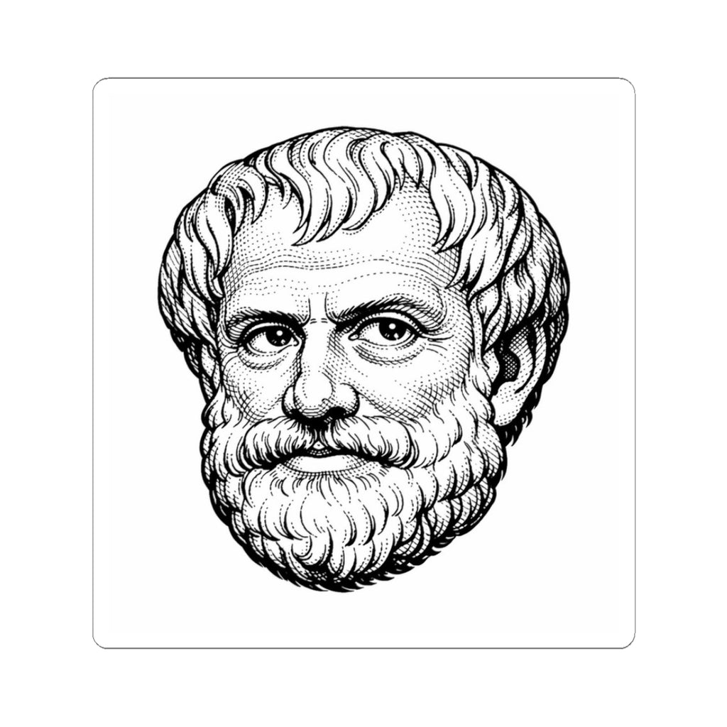 Aristotle Head Sticker