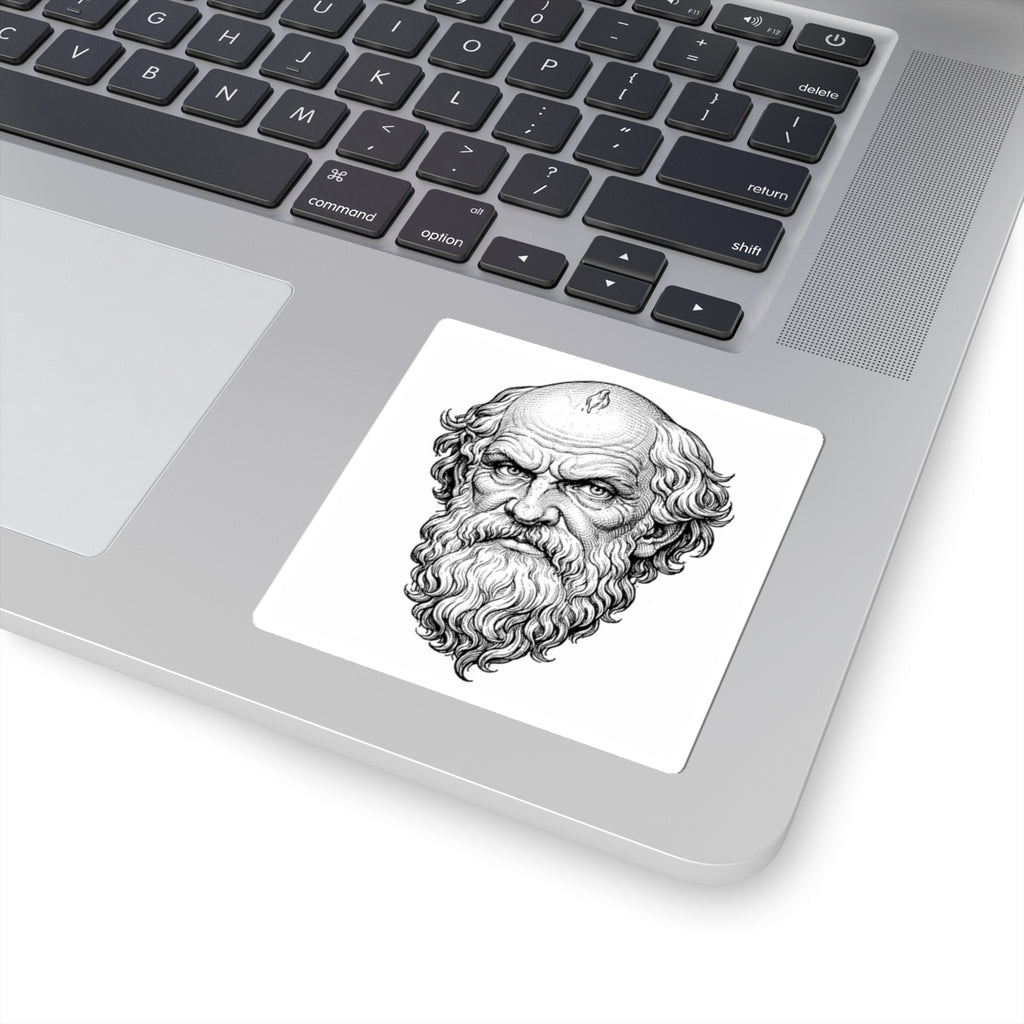 Diogenes Head Sticker