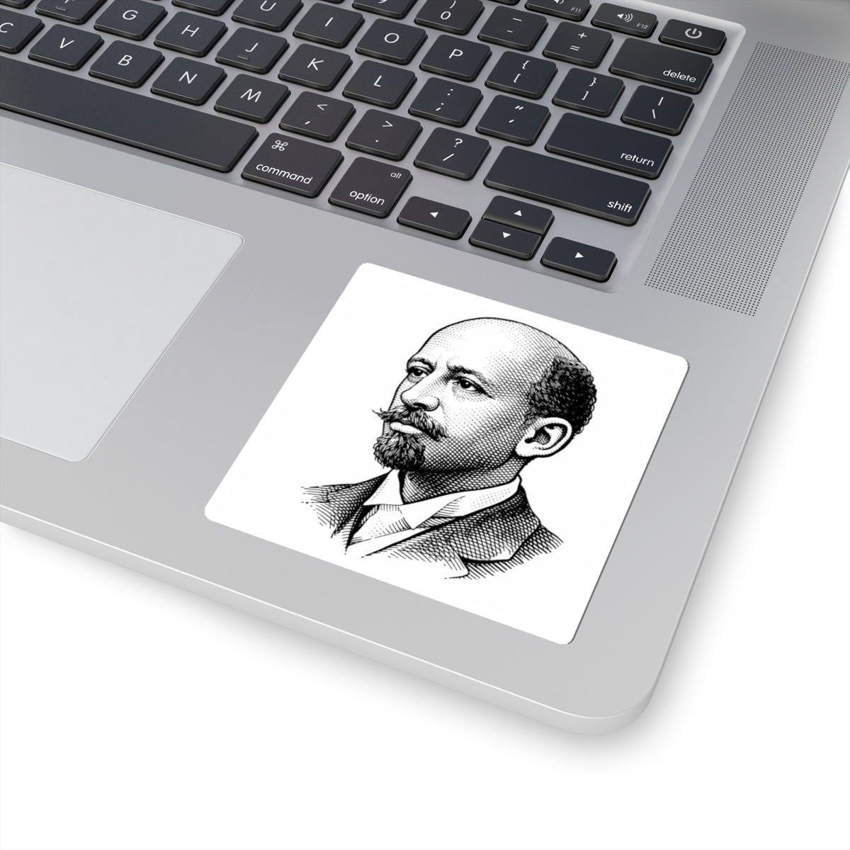 W.E.B Du Bois Big Brain Sticker