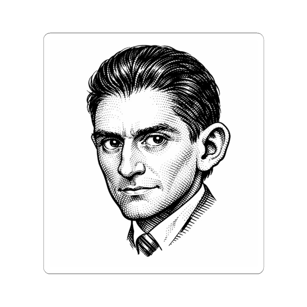 Franz Kafka Head Sticker